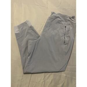 Athleta Trekkie North Jogger Women's 16 Blue Zip Pockets Stretch Waist Preowned